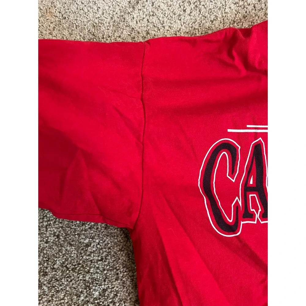 Y2K CSA Mens T-Shirt L Red St. Louis Cardinals MLB Team Tradition Vintage 2000